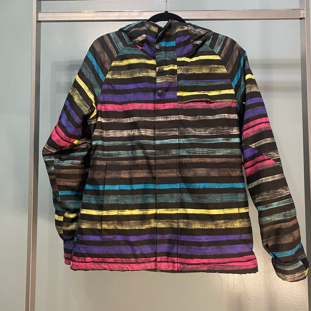 Burton Multicolor Striped Ski Jacket